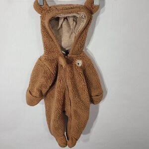 Carter's Just One You Newborn NB Bear Coat Baby‎ Boy/Girl One Piece Brown Jacket